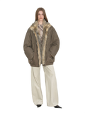 Waterproof Outdoor Fox Fur Jacket