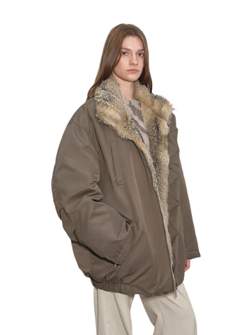 Waterproof Outdoor Fox Fur Jacket