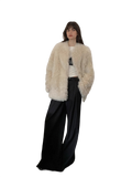 Sea of Love Accompaniment Casual Stand-Up Collar Tuscan Sheepskin