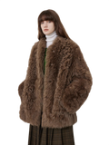 Sea of Love Accompaniment Casual Stand-Up Collar Tuscan Sheepskin