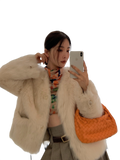 Babylon Phantom Nights Tuscan Sheepskin Pink Coat