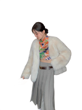Babylon Phantom Nights Tuscan Sheepskin Pink Coat