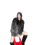 Reed Flower Finnish Fox Fur Coat