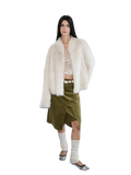 Practical Wearism Casual Urban Drop Shoulder Stand Collar Tuscan Sheepskin