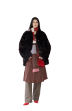 Sea of Love Accompaniment Casual Stand-Up Collar Tuscan Sheepskin