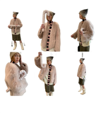 Babylon Phantom Nights Tuscan Sheepskin Pink Coat