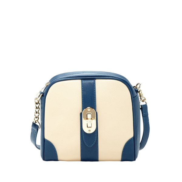 Small Crossbody Bag Off White Blue