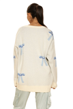 All Over Bow Knit Cardigan
