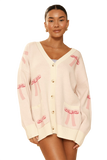 All Over Bow Knit Cardigan