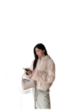 Sea of Love Accompaniment Casual Stand-Up Collar Tuscan Sheepskin