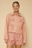 Fleece Bow Jacket