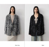 Blizzard Urban Luxury Two-Color Buff Lamb Coat