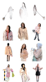 Babylon Phantom Nights Tuscan Sheepskin Pink Coat