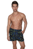 Tulum Volley Swim Trunk Green Botanical