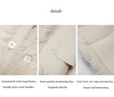 Sea of Love Accompaniment Casual Stand-Up Collar Tuscan Sheepskin
