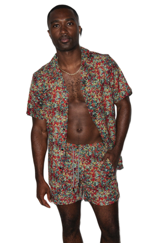 Saint Tropez Cabana Shirt Coral Calypso