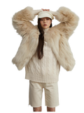Reed Flower Finnish Fox Fur Coat