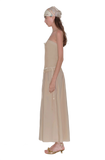 Long Waisted Slim Hem Dress