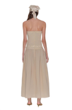 Long Waisted Slim Hem Dress