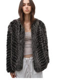 "Polar Night Star" Sagafurs Fox Fur Coat