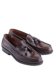 HARUTA Tassel Loafer-Men-907 D.BROWN
