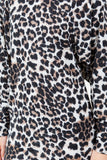 Margaret Cheetah Sweater Dress