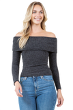 Elliana Textured Off Shoulder Top