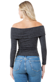 Elliana Textured Off Shoulder Top