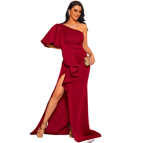Amelie One Shoulder Maxi Dress