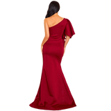One Shoulder Maxi Dress