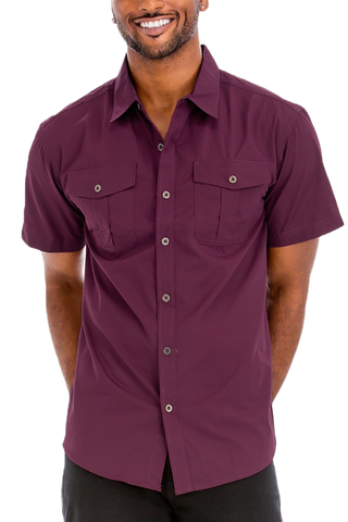 Two Pocket Button Down Shirt