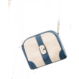 Small Crossbody Bag Off White Blue