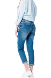 Blue Wash Mom Jeans