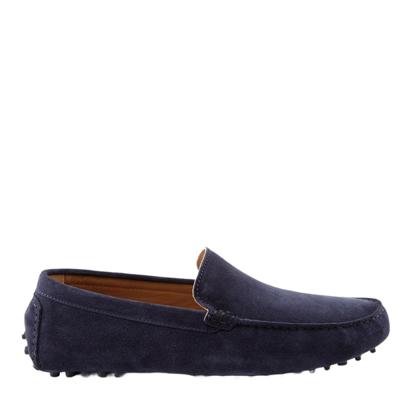 Navy Blue Suede