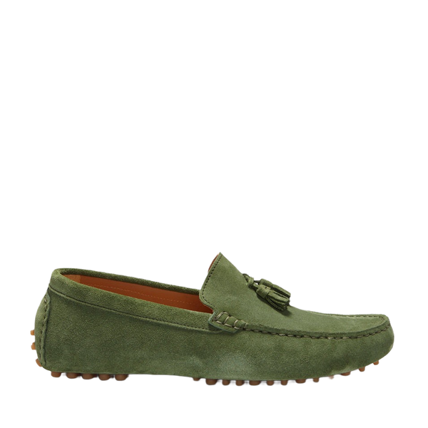 Safari Green Suede