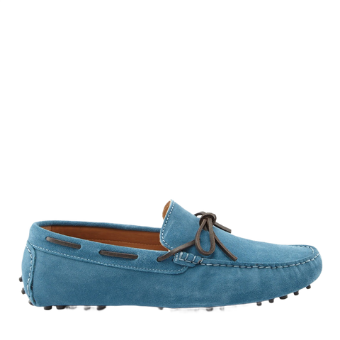 Petrol Blue Suede