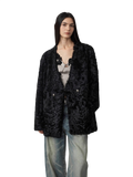 Blizzard Urban Luxury Two-Color Buff Lamb Coat