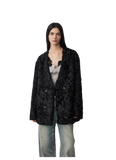 Blizzard Urban Luxury Two-Color Buff Lamb Coat