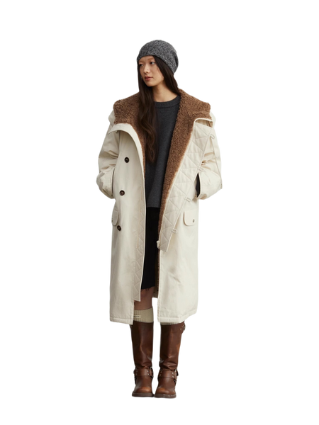 “Manchester City Old Story”  Winter Loose Long Hooded Parka