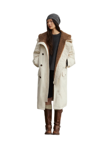 “Manchester City Old Story”  Winter Loose Long Hooded Parka