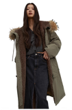 “Manchester City Old Story”  Winter Loose Long Hooded Parka