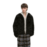 Berlin Soft Warm Short Lapel Tuscan Wool Sheepskin