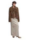 Berlin Soft Warm Short Lapel Tuscan Wool Sheepskin
