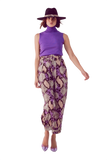 Knitted Tank Jumper in Purple