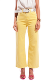 Wide Leg Jeans in Sunshine Yellow
