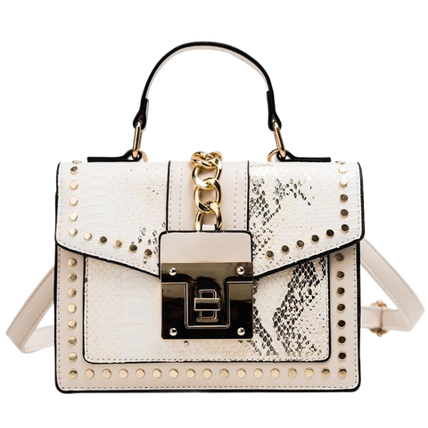 Luxury Small Cross Body Chain Rivet Handbag