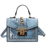 Luxury Small Cross Body Chain Rivet Handbag