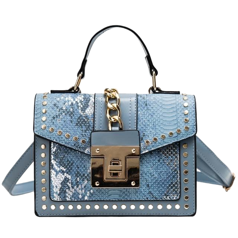 Luxury Small Cross Body Chain Rivet Handbag