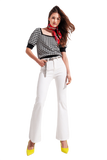 Flared Jeans in White