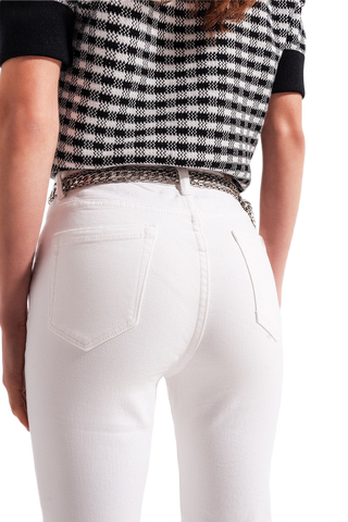 Flared Jeans in White